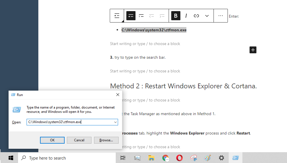  solved fixed can t type in search bar windows 10 hosting by alitech